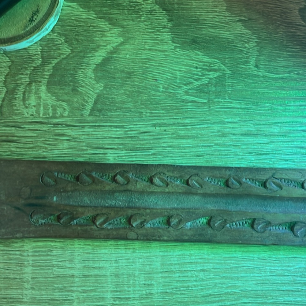 Brown incense holder